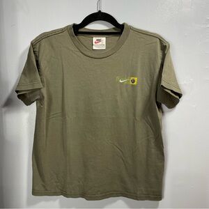 VTG 90's NIKE Olive Green ODE Green Logo Shirt Women's Medium